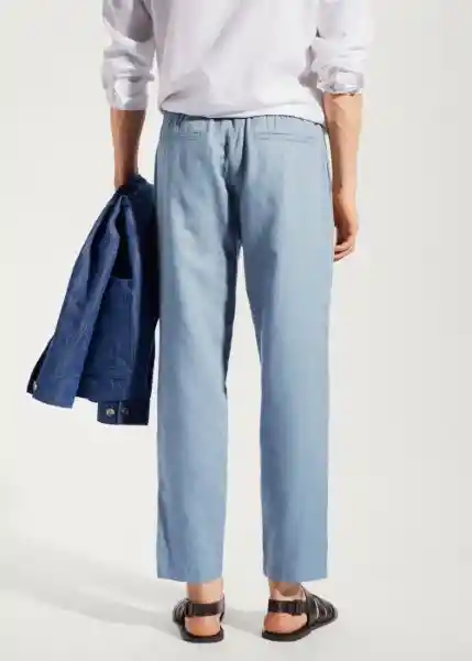 Pantalón Romelino Índigo Talla 40 Hombre Mango