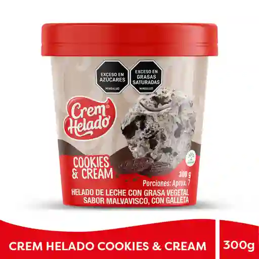 Crem Helado Sabor Cookies