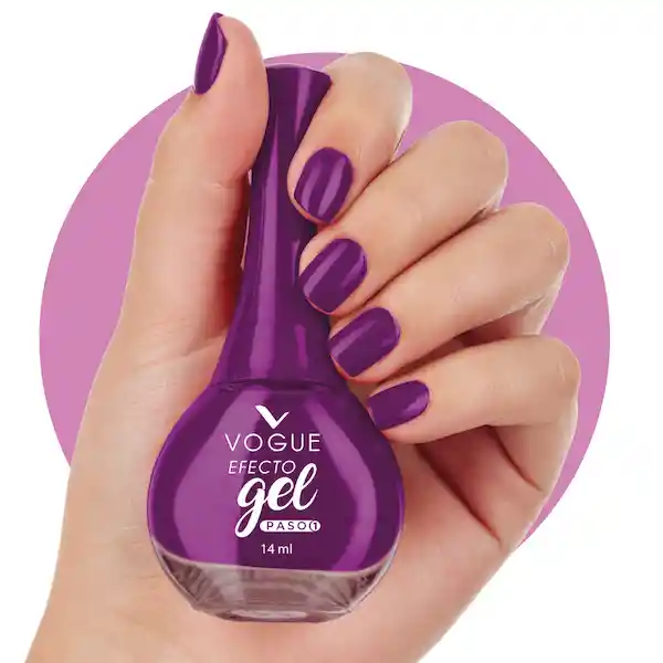 Vogue Esmalte Efecto Gel Satisfacción Morado