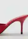 Sandalias Flor Rojo Talla 36 Mujer Mango