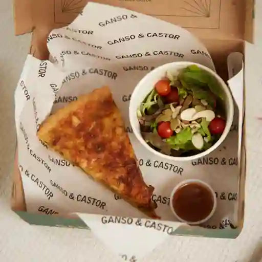 Porcion quiche lorraine