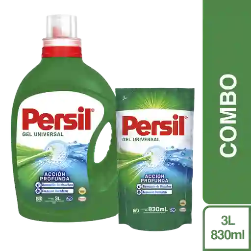 Persil Acción Profunda 3 L + Persil Acción Profunda 830 mL