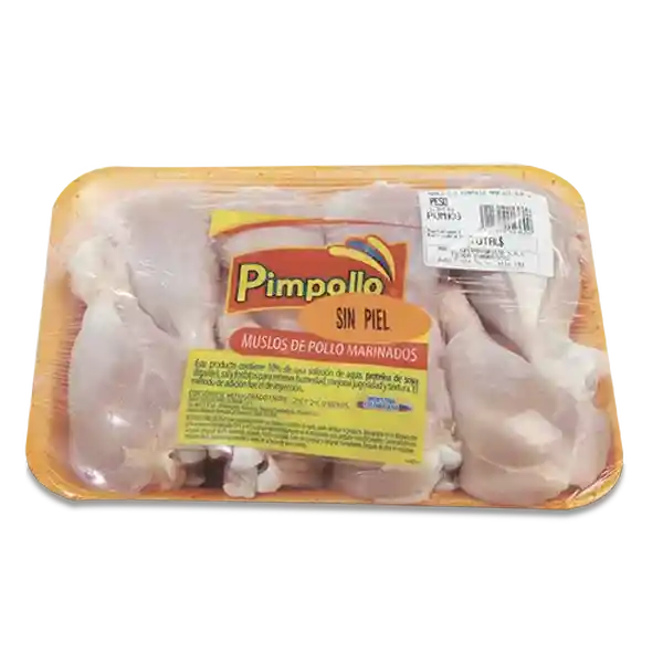 Pimpollo Muslo Sin Piel Marinado Refrigerado