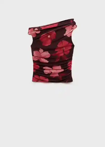 Top Meri Marron Talla S Mujer Mango