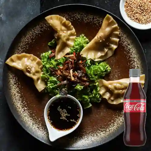 Combo Gyosas + Coca-Cola Sabor Ligero 300 ml