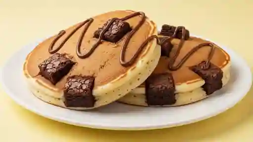 Pancakes de Brownie y Nutella