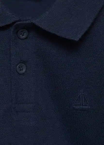 Polo Javi8 Navy Talla 70 Niños Mango
