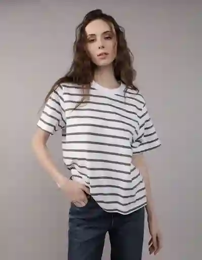 Camiseta Mujer Verde Talla: X-SMALL 1087300 American Eagle