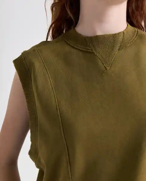 Chaleco Mujer Verde Talla M 699G005_VER180627 Americanino