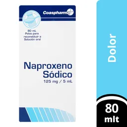 Naproxeno Sodico Coaspharma 125 Mg