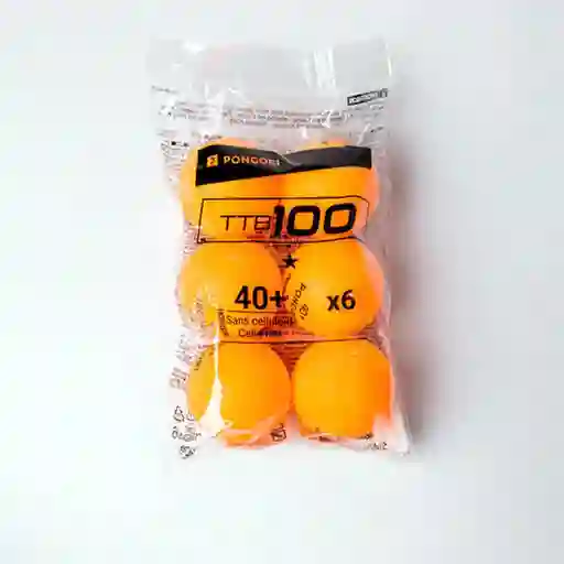 Pongori Pelota de Ping Pong 1 x 40 Naranja