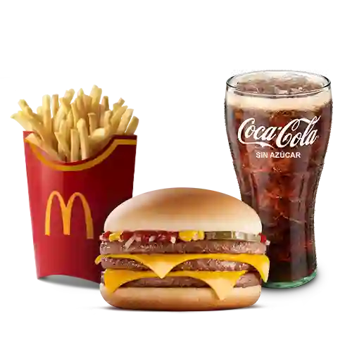 McCombo grande Triple Hamburguesa con Queso