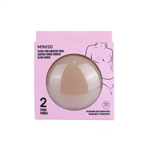 Brasier Adhesivo Redondo Invisible Ultradelgado Miniso