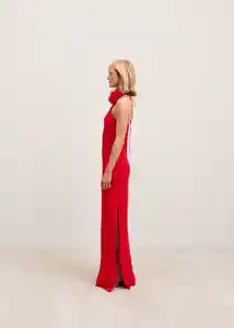 Vestido Milano Rojo Talla L Mujer Mango