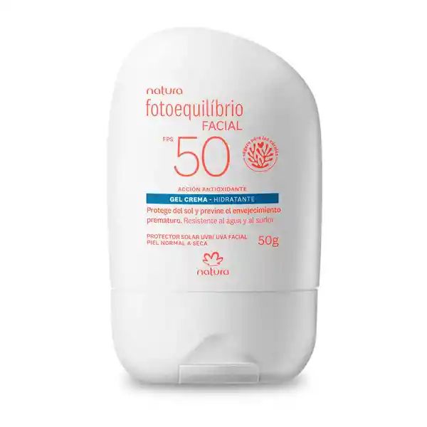 Protector Solar Facial en Gel Crema Fps 50 Fotoequilibrio