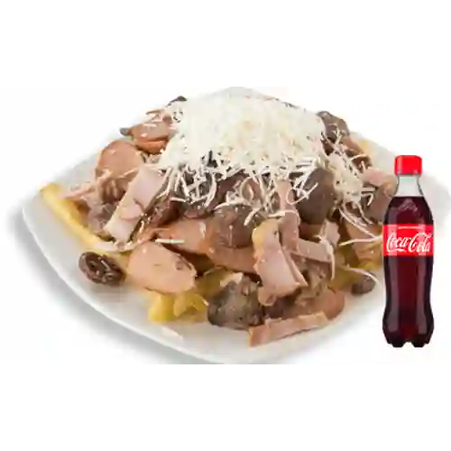 Combo Salchipapa Extremo +Cocacola Orig 400ml