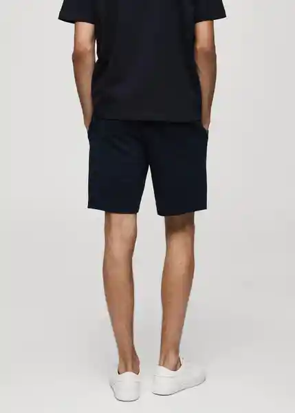 Short Funchal Navy Talla S Hombre Mango