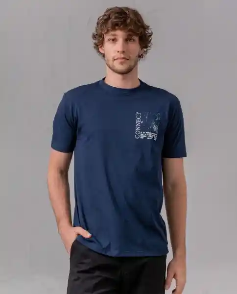 Camiseta Hombre Azul M 109F114_AZU194025 Rifle