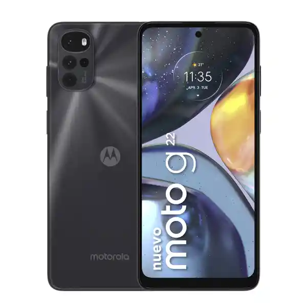 Motorola Celular 128Gb Negro Moto G22