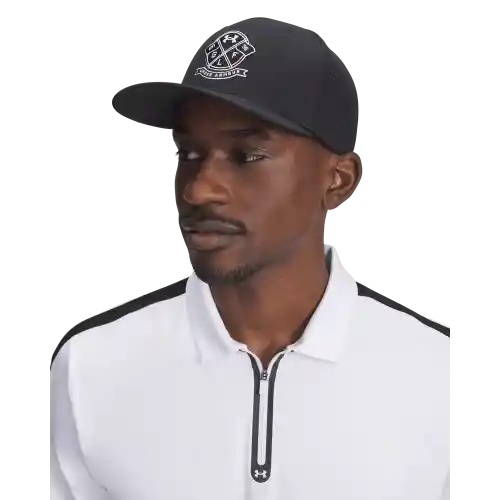 Under Armour Gorra Rive Pm Str Para Golf de Hombre Negro T M/L