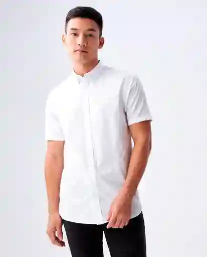  Camisa Hombre Blanco Talla S 810D002 AMERICANINO 