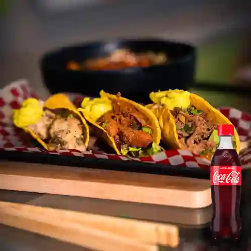Combo Takos + Coca Cola 400 ml