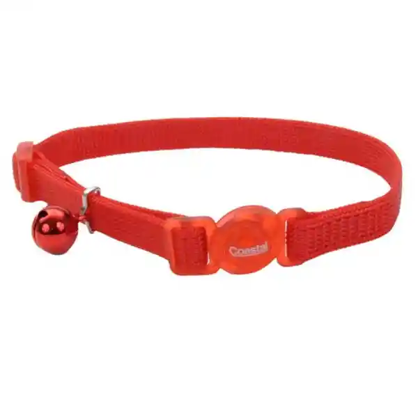 Collar Ajustable Gato Coastal Safe Cat Snag-proof Red