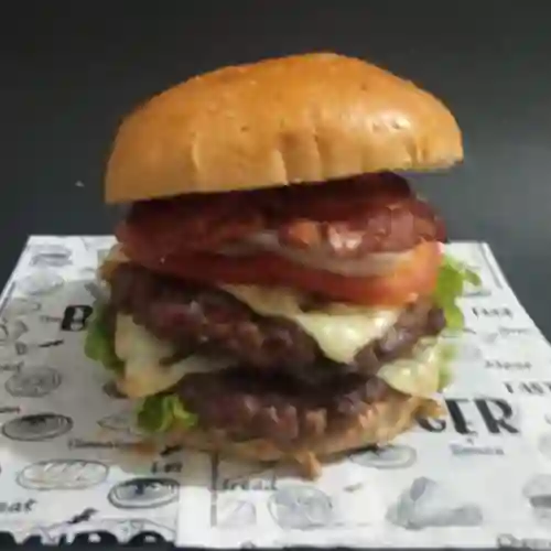 Hamburguesa Doble Tocinetera