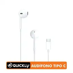 Quickly Audífonos Manos Libres Entrada Tipo C