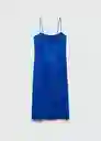 Vestido Asun2 Azul Talla 24 Mujer Mango