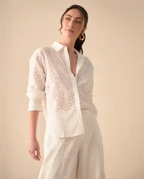 Camisa Crudo Nevisca Claro Talla Talla S 611G013 Esprit
