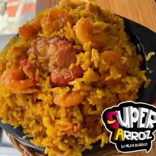 Arroz Pollo y Camarón (Trio) 3 O 4 Porci