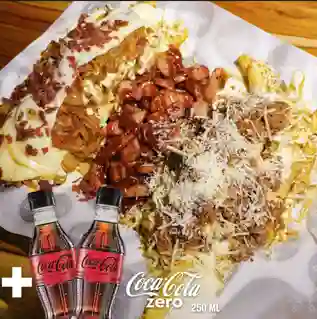 1 Doble Play Xl + 2 Gaseosas Zero250 ml