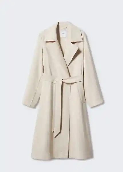 Gabardina Trench Taxi Piedra Talla L Mujer Mango