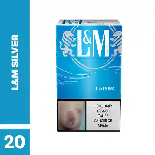 L&M Silver​ x 20 Cigarrillos
