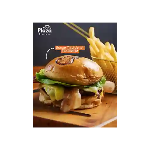 Hamburguesa de tocineta
