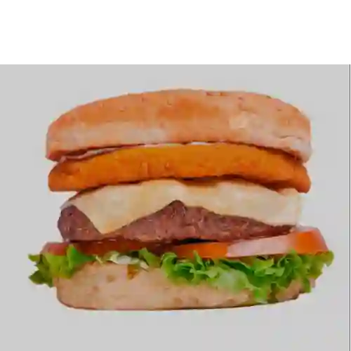 Hamburguesa Mixta Res y Pollo