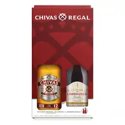 Chivas Regal Pack Whisky 12 Años + Lambrusco Vino