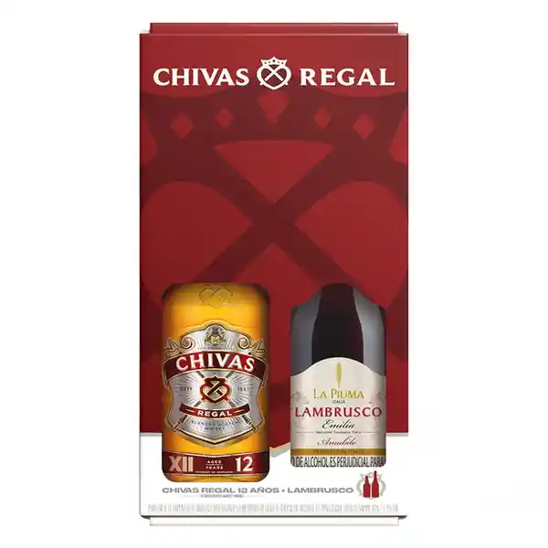 Chivas Regal Pack Whisky 12 Años + Lambrusco Vino
