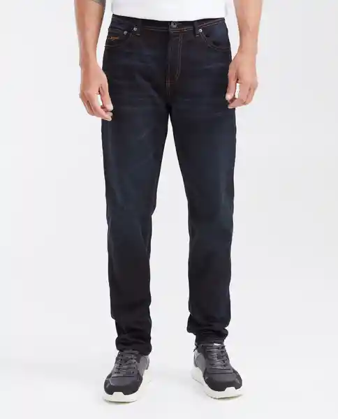 Jean Straight Fit Azul Dark Ultraoscuro T 30/32 Chevignon
