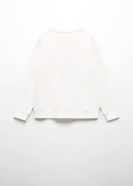 Buzo Sudadera Nyc Offwhite Talla 10 Niños Mango