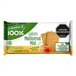 Colombina 100% Galleta Multicereal Miel