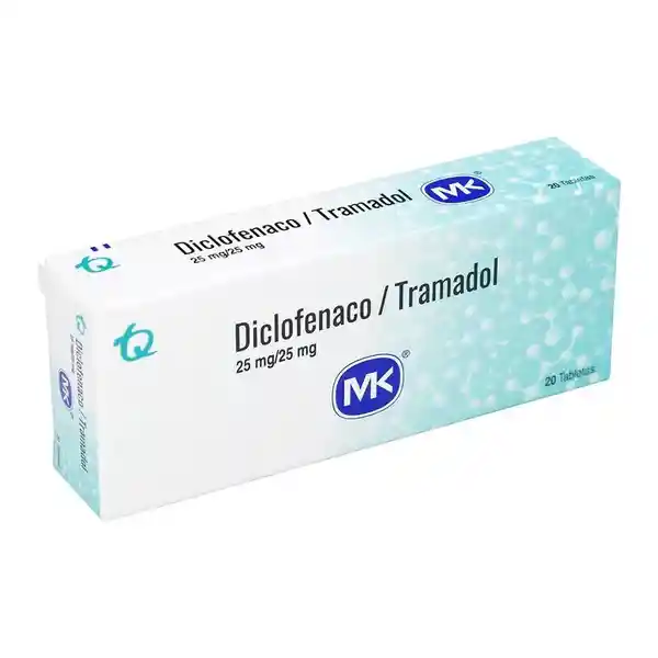 Mk Diclofenaco/Tramadol (25 mg/25 mg)