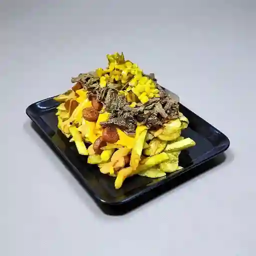 Salchipapa Andariega