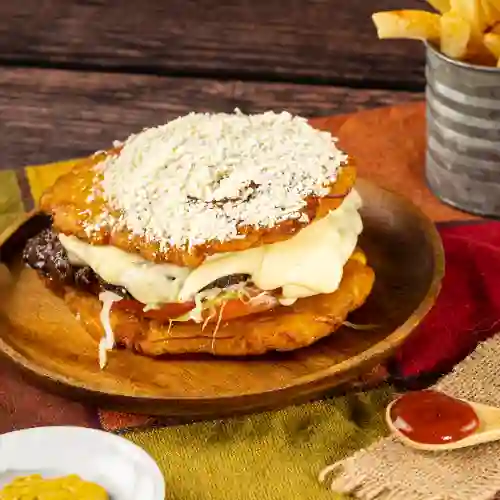 Hamburguesa Patacón Mixta