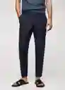 Pantalón Trevi Navy Talla 38 Hombre Mango