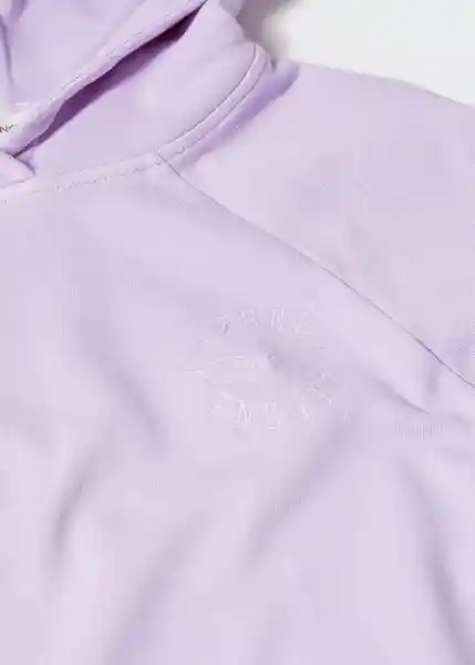 Buzo de Sudadera Musgo Lavanda Talla 21 Mango Teen Girl Mango