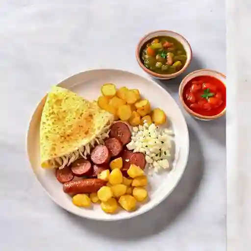 Arepa Con Pollo