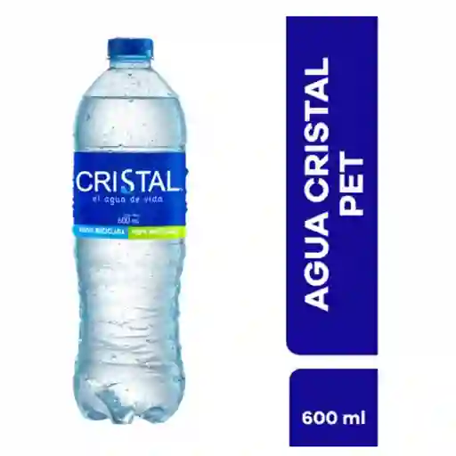 Agua cristal 600 ml