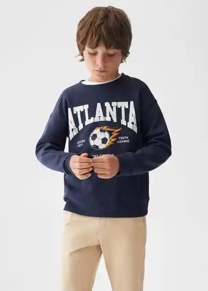 Sudadera Albert5 Navy Talla 14 Niños Mango